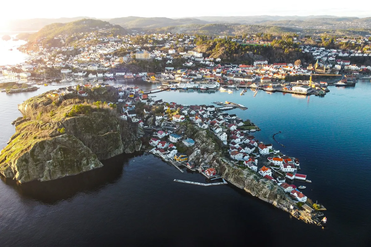 Kragerø sett fra luften